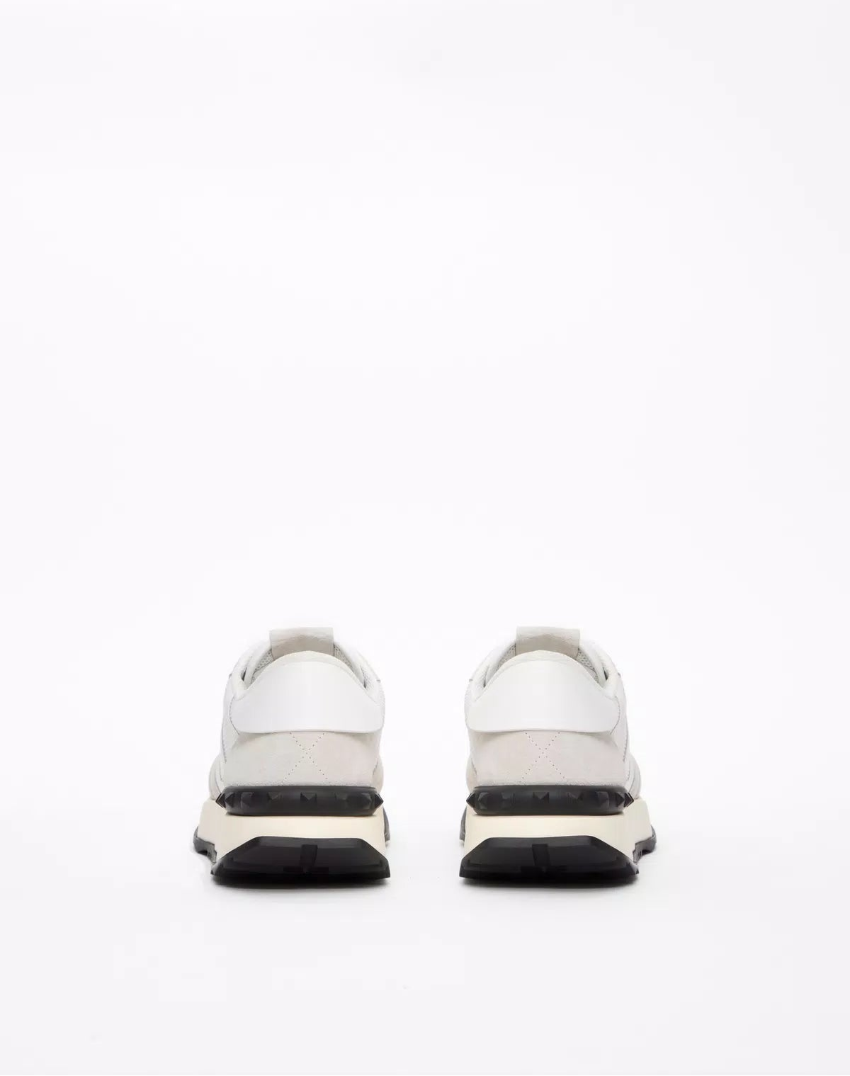 Netrunner fabric and suede trainers