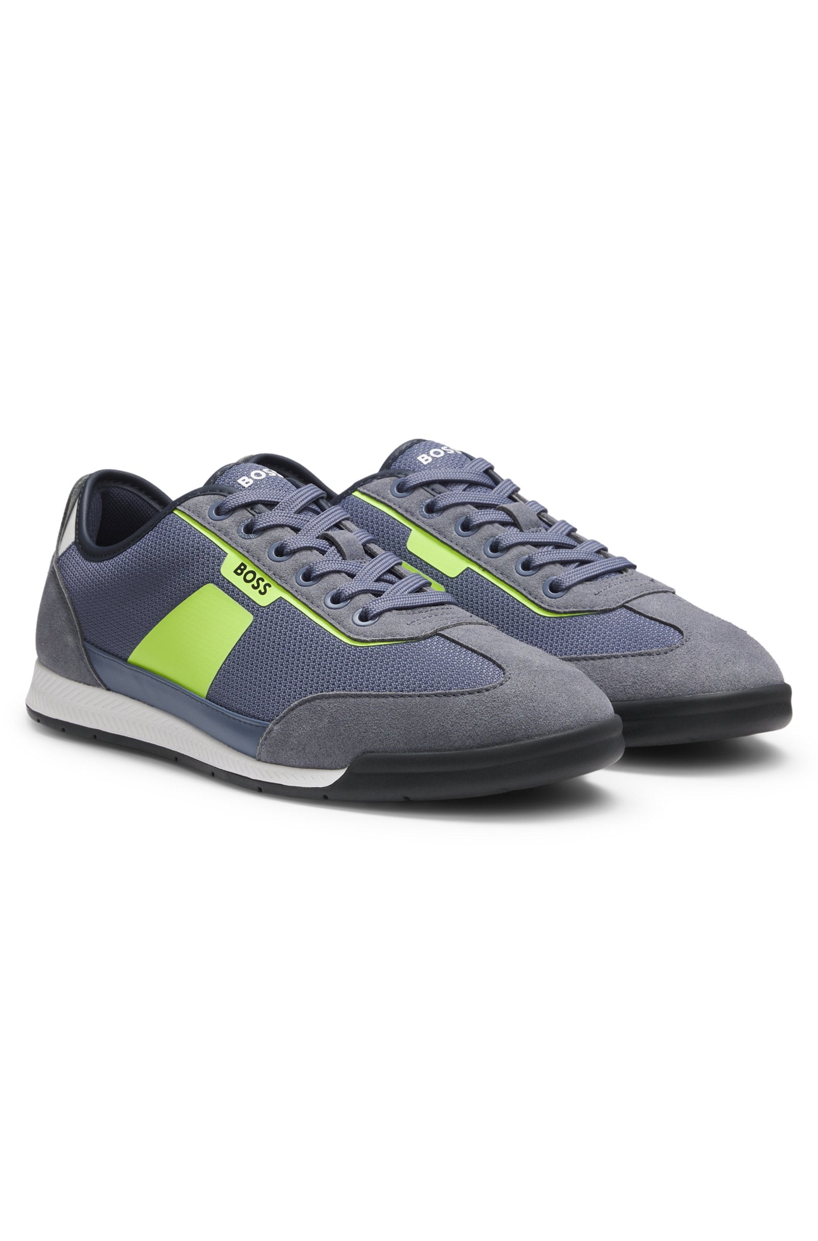 Trainers with mesh detailing