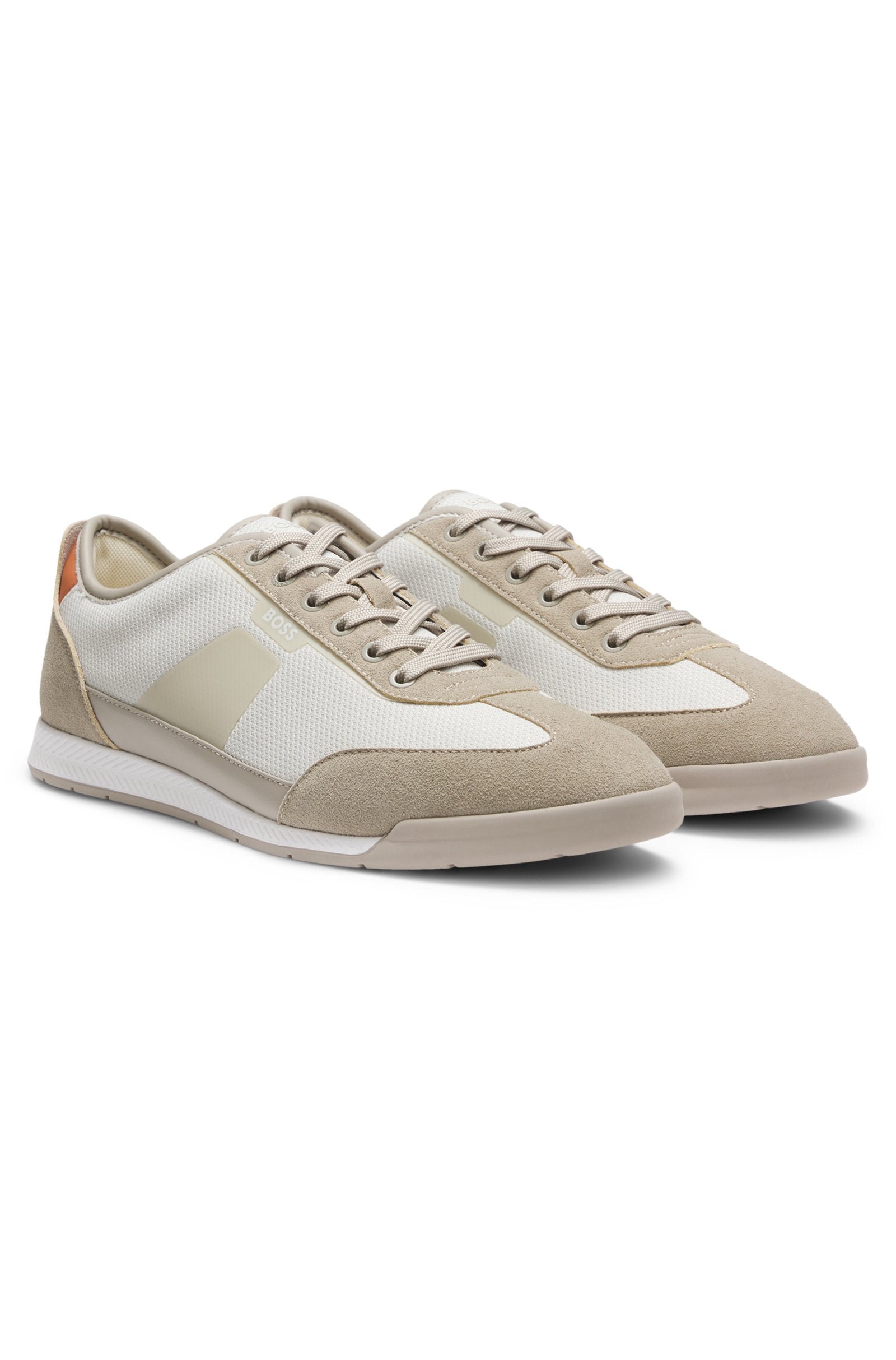 Trainers with mesh detailing