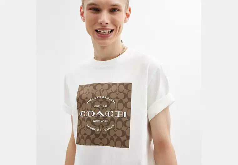 Signature Square T-Shirt In Organic Cotton
