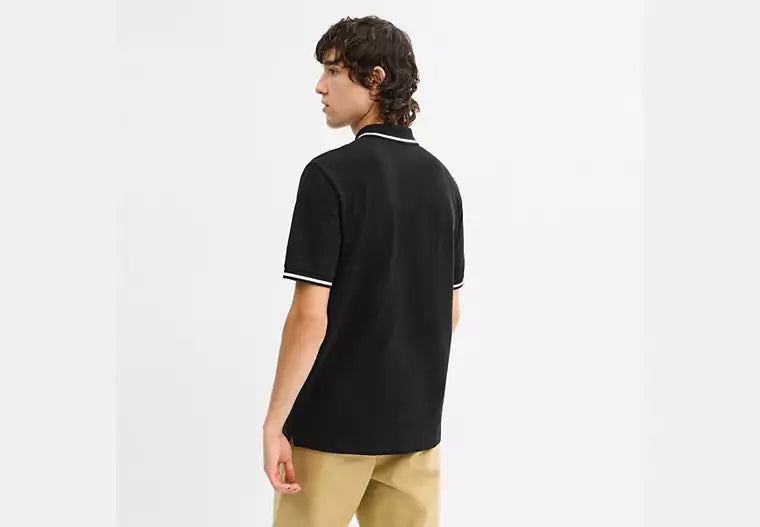 Signature Trim Polo In Organic Cotton