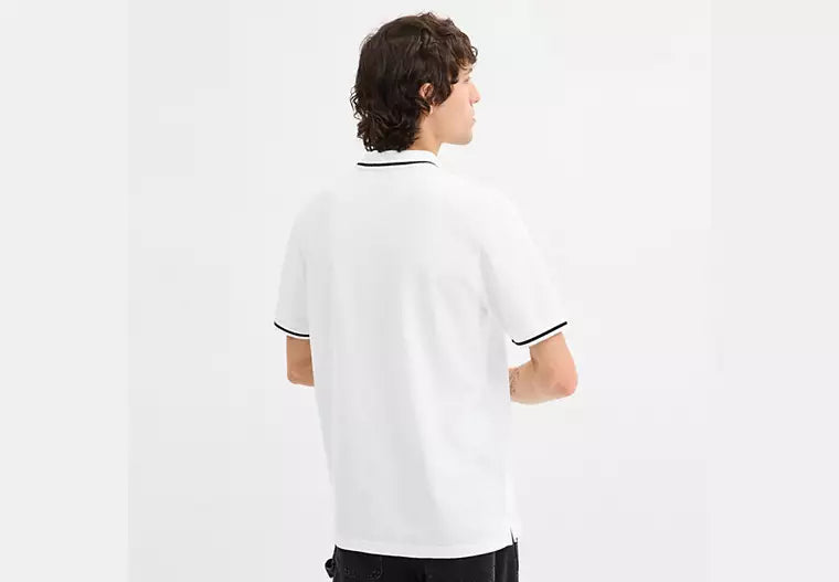 Signature Trim Polo In Organic Cotton
