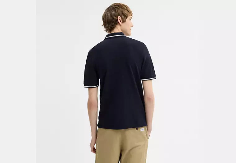 Signature Trim Polo In Organic Cotton