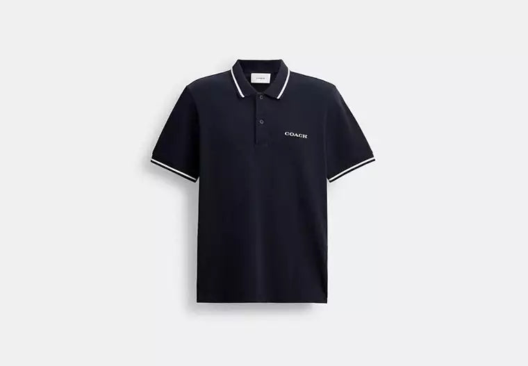 Signature Trim Polo In Organic Cotton