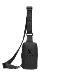 Mens rubberized crossbody