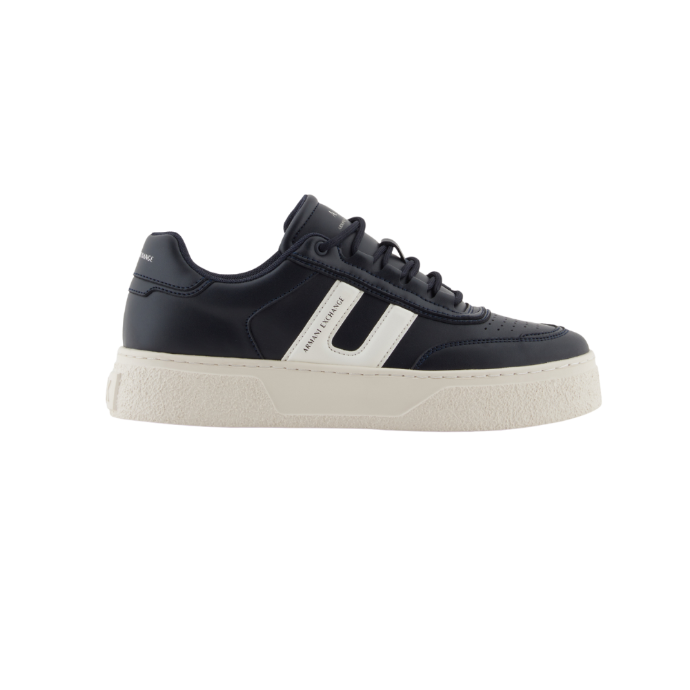 Sneakers with side detail (Navy)