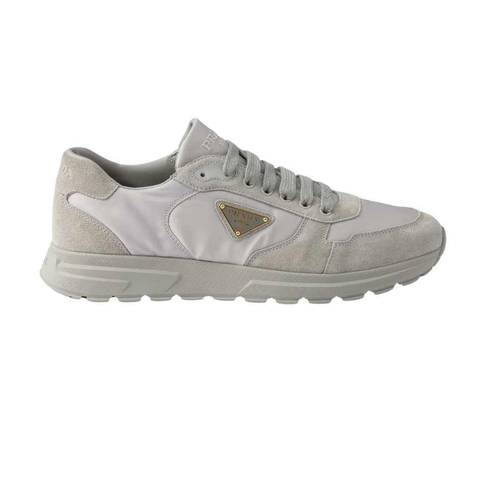 Prax 2.0 Re-Nylon and suede sneakers