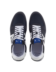 Sneakers in eco-suede, mesh and nylon