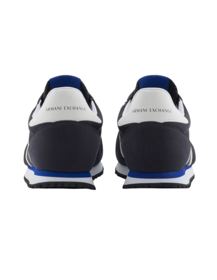 Sneakers in eco-suede, mesh and nylon