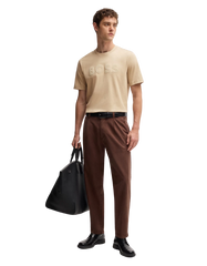 Cotton-jersey T-shirt with logo artwork