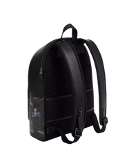 West Backpack In Signature Canvas With Surf Print