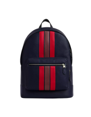 West Backpack With Varsity Stripe