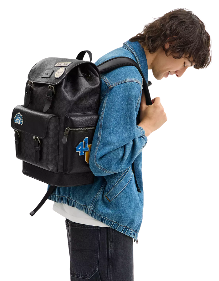 Sprint Backpack In Signature Jacquard