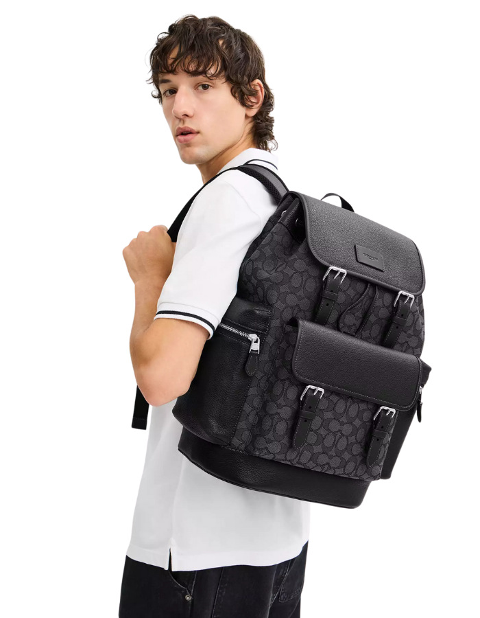 Sprint Backpack In Signature Jacquard