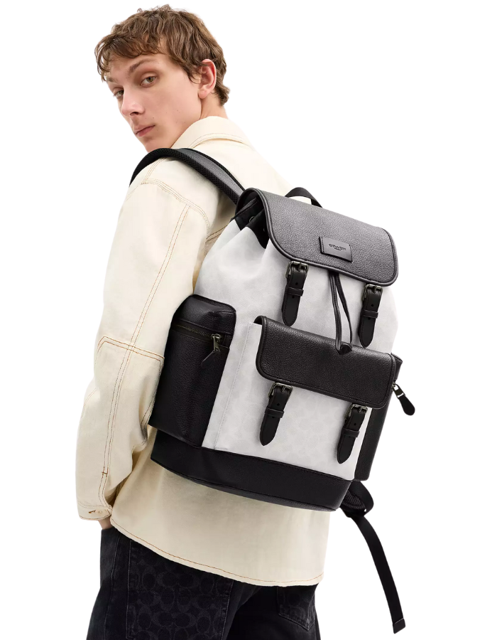 Sprint Backpack In Signature Jacquard