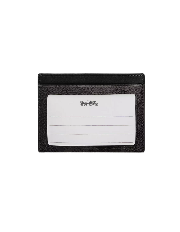 Slim Id Card Case In Signature Camo Print
