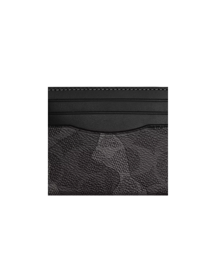Slim Id Card Case In Signature Camo Print