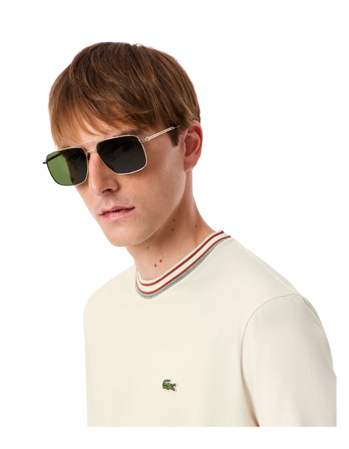 Men's Made In France Stripe Neck T-Shirt