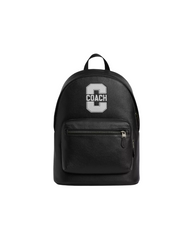 West Backpack In Blocked Signature Canvas