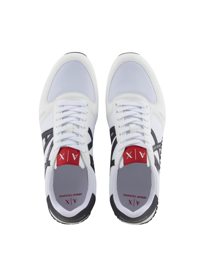 Sneakers in eco-suede, mesh and nylon