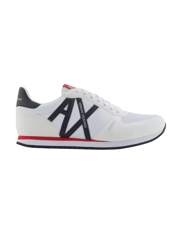 Sneakers in eco-suede, mesh and nylon