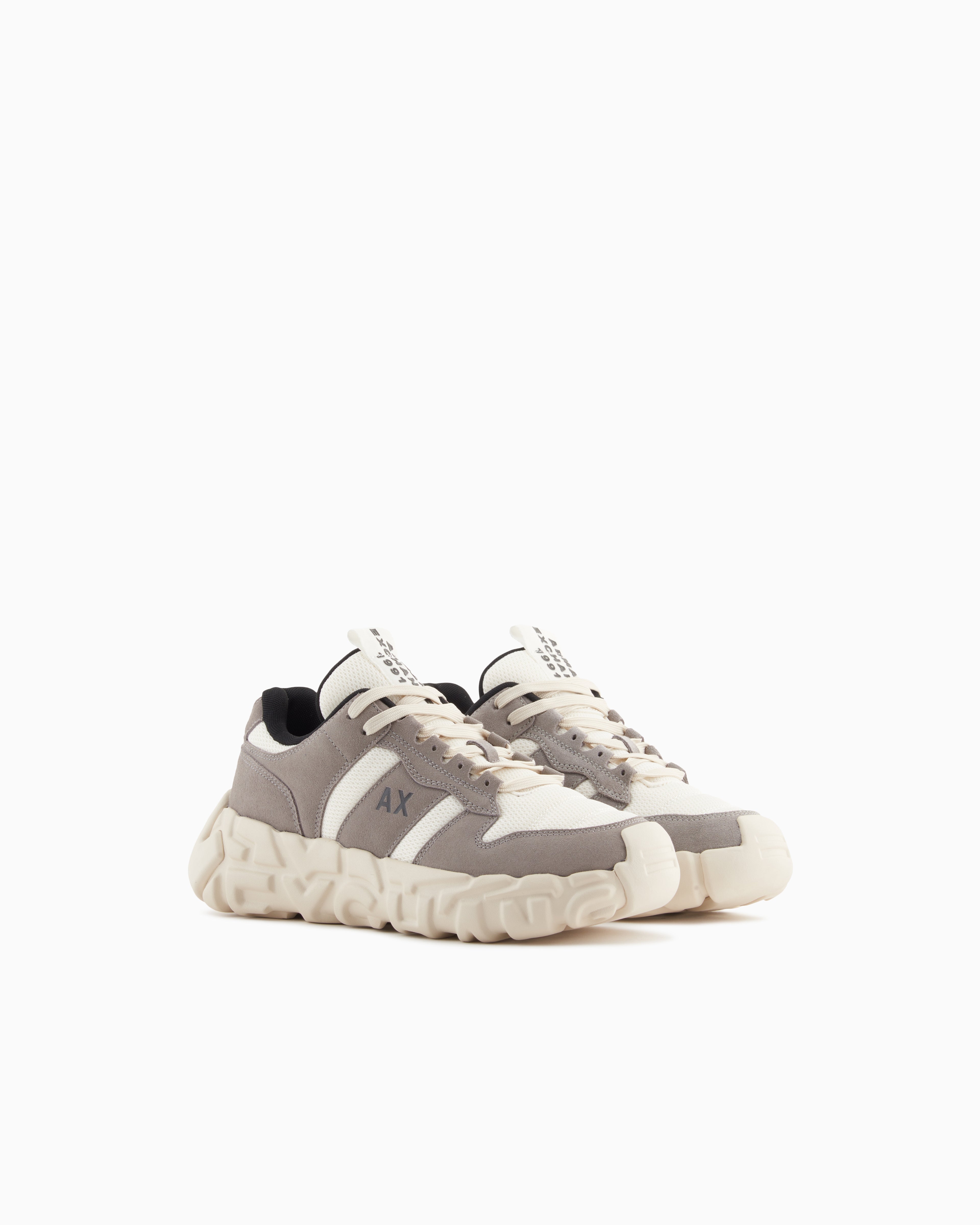 Technical fabric sneakers