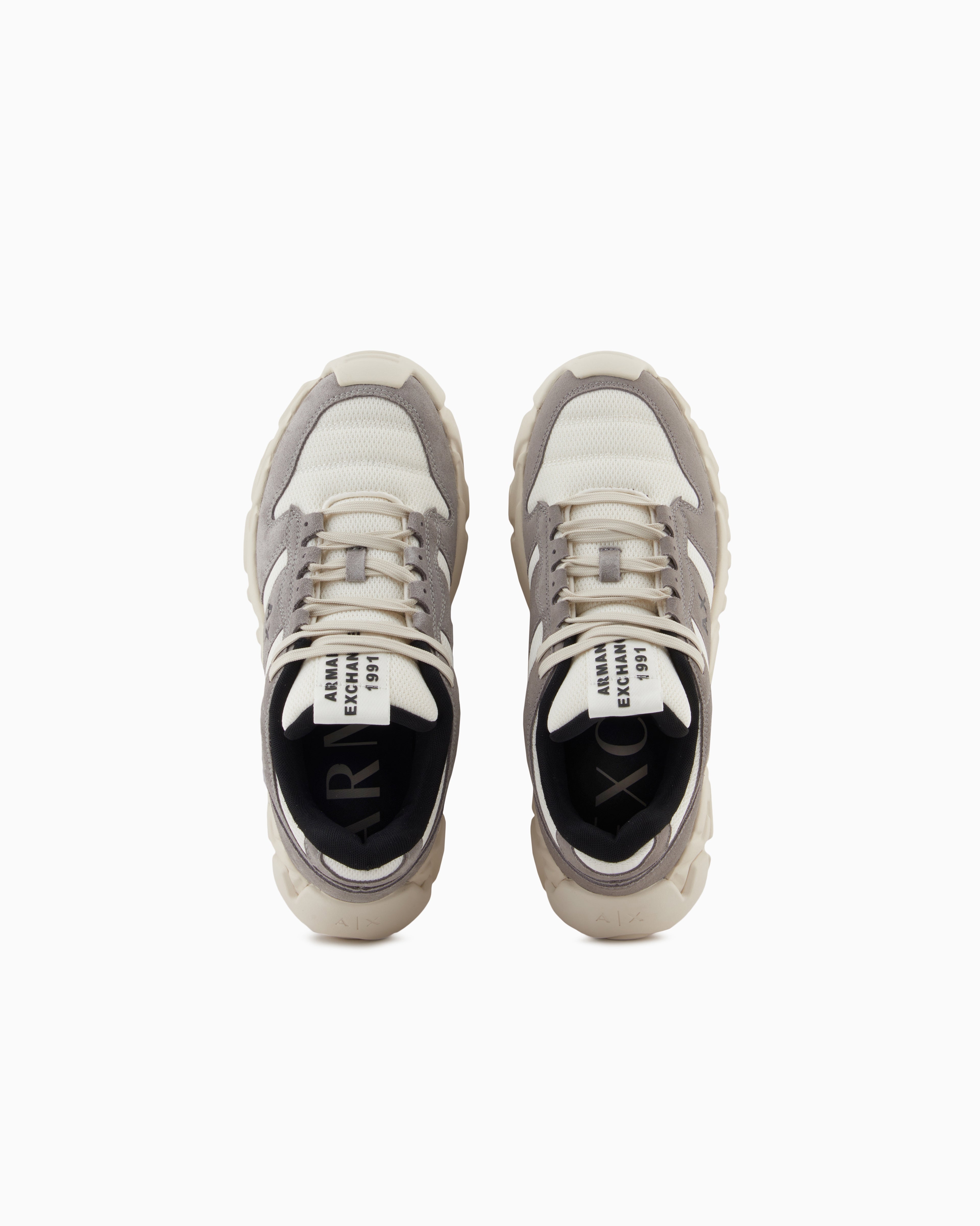 Technical fabric sneakers