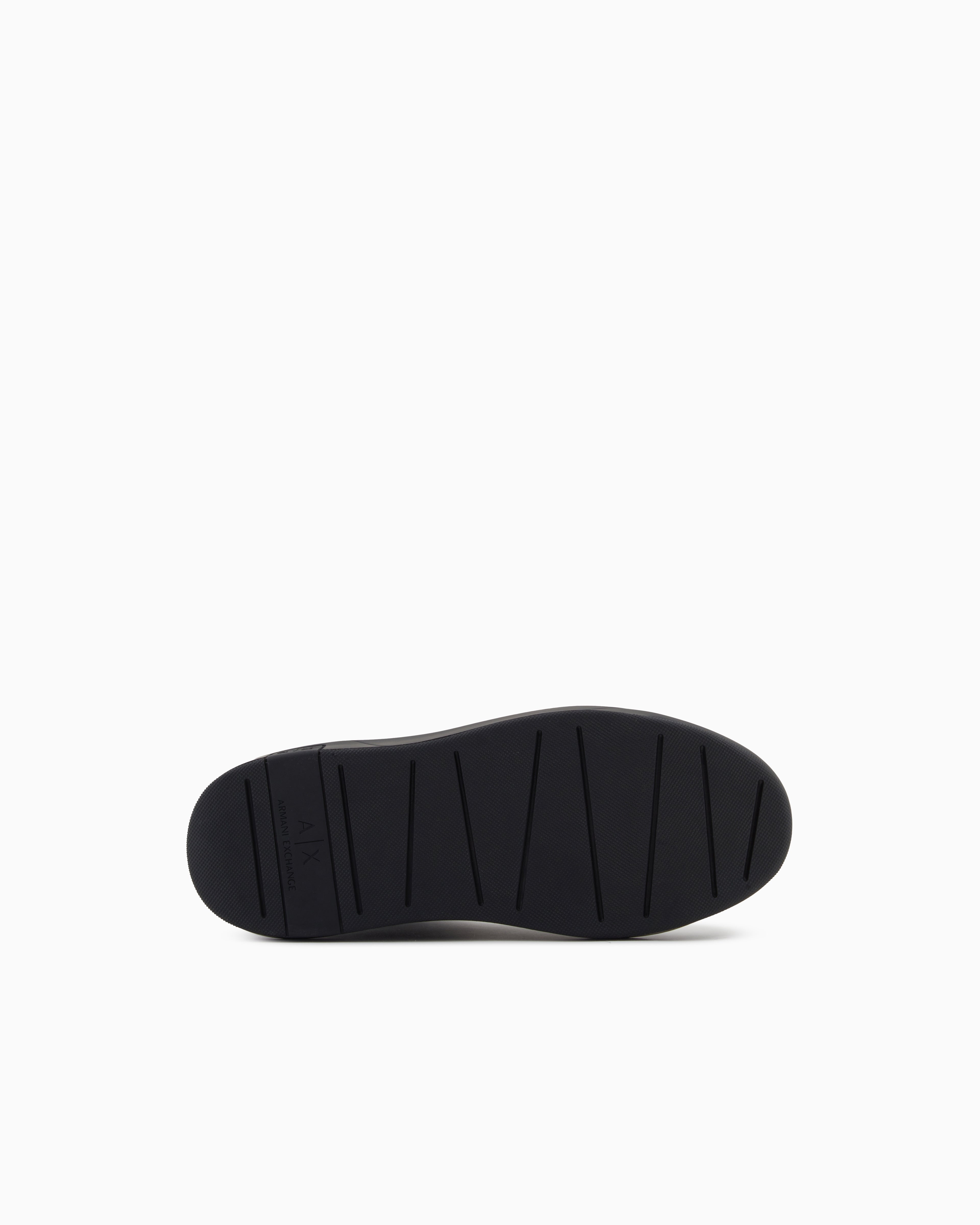 High sneakers with platform sole