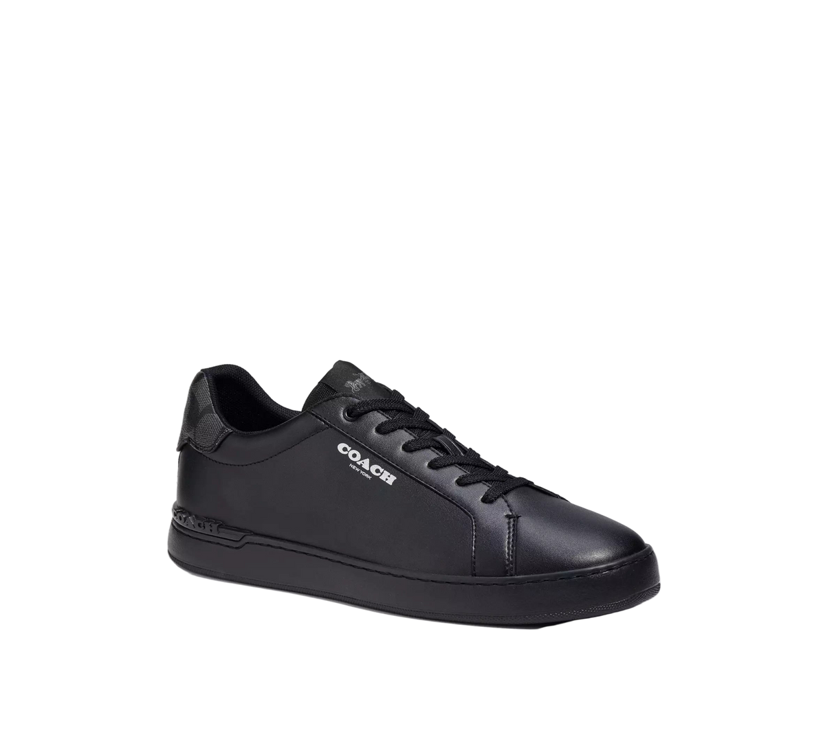 Clip Low Top Sneaker With Signature Canvas