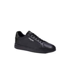 Clip Low Top Sneaker With Signature Canvas