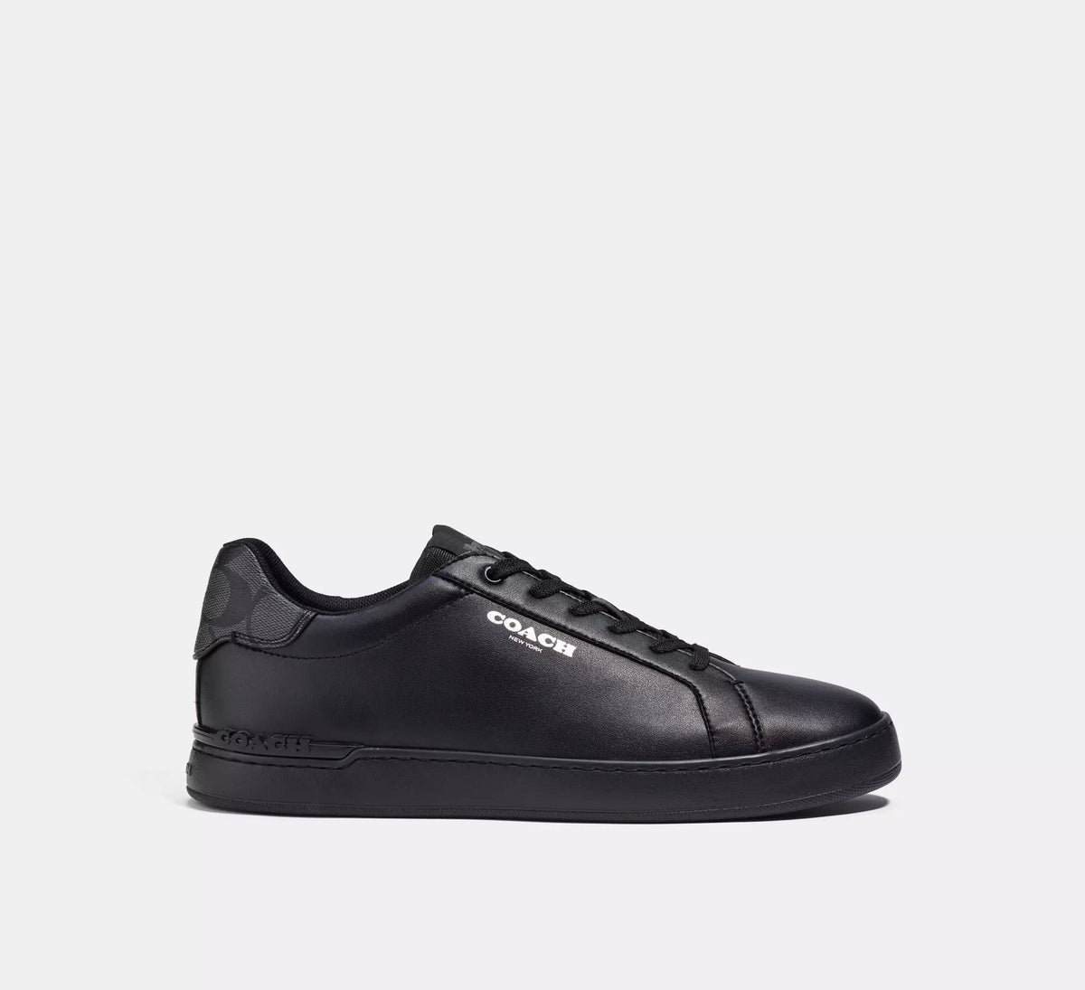 Clip Low Top Sneaker With Signature Canvas