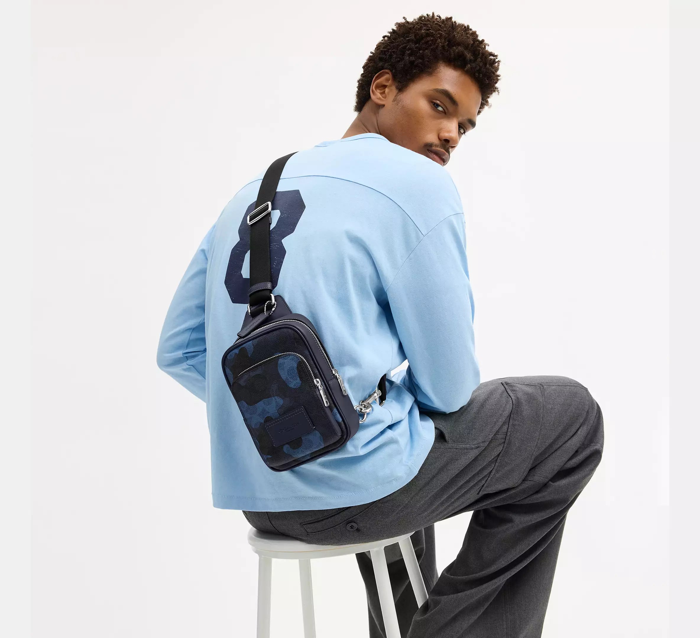 Racer Sling Pack In Signature Camo Print