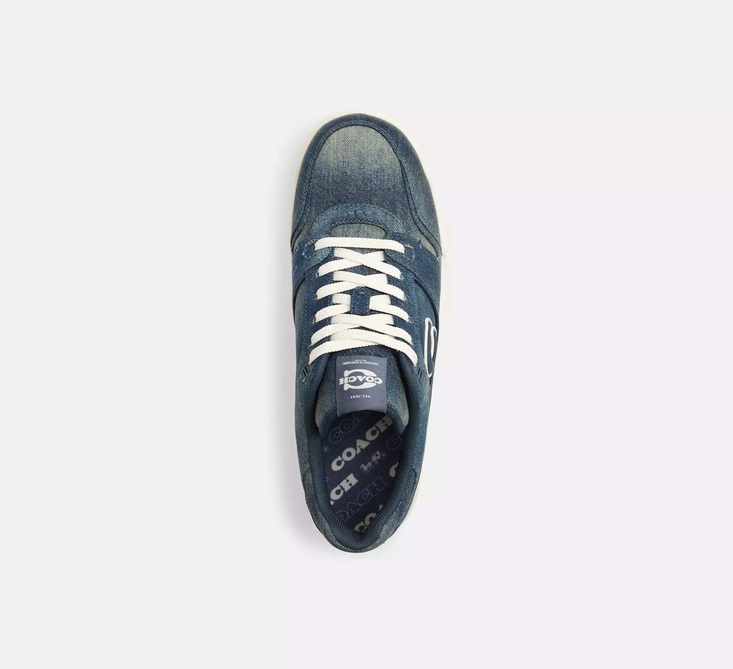 Soho Sneaker In Loved Denim