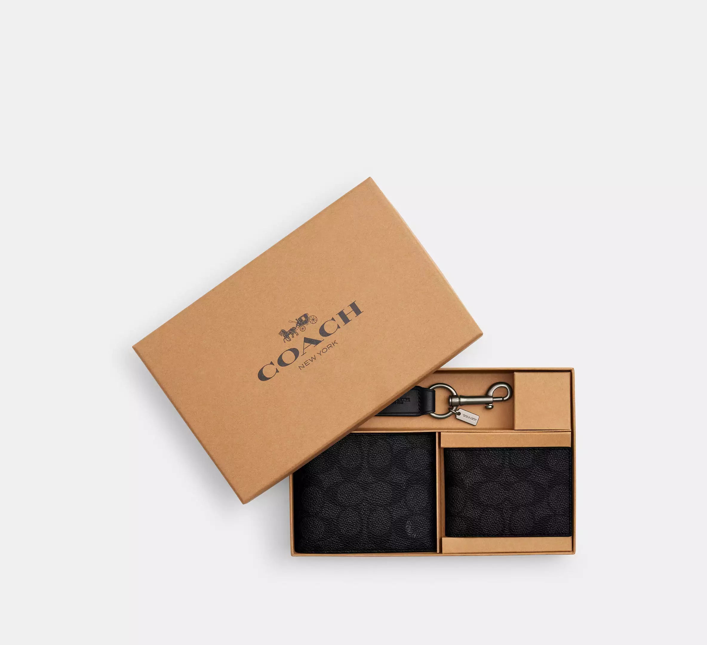 Boxed 3-In-1 Wallet Gift Set In Signature Canvas