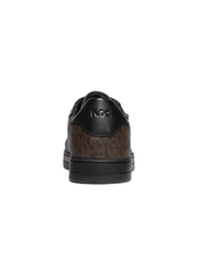 Keating Logo and Leather Sneaker