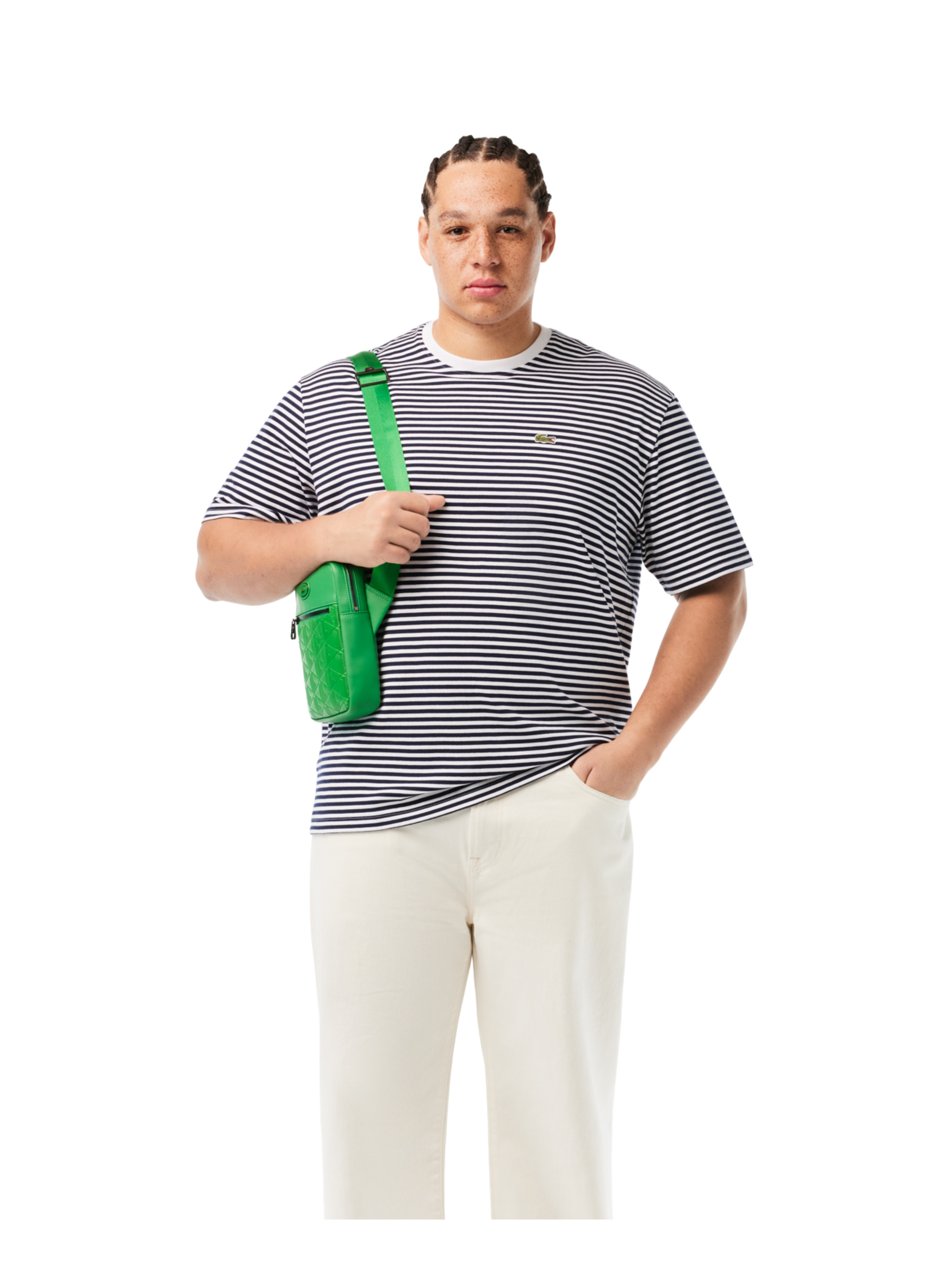 Men's Striped Heavy Cotton T-Shirt