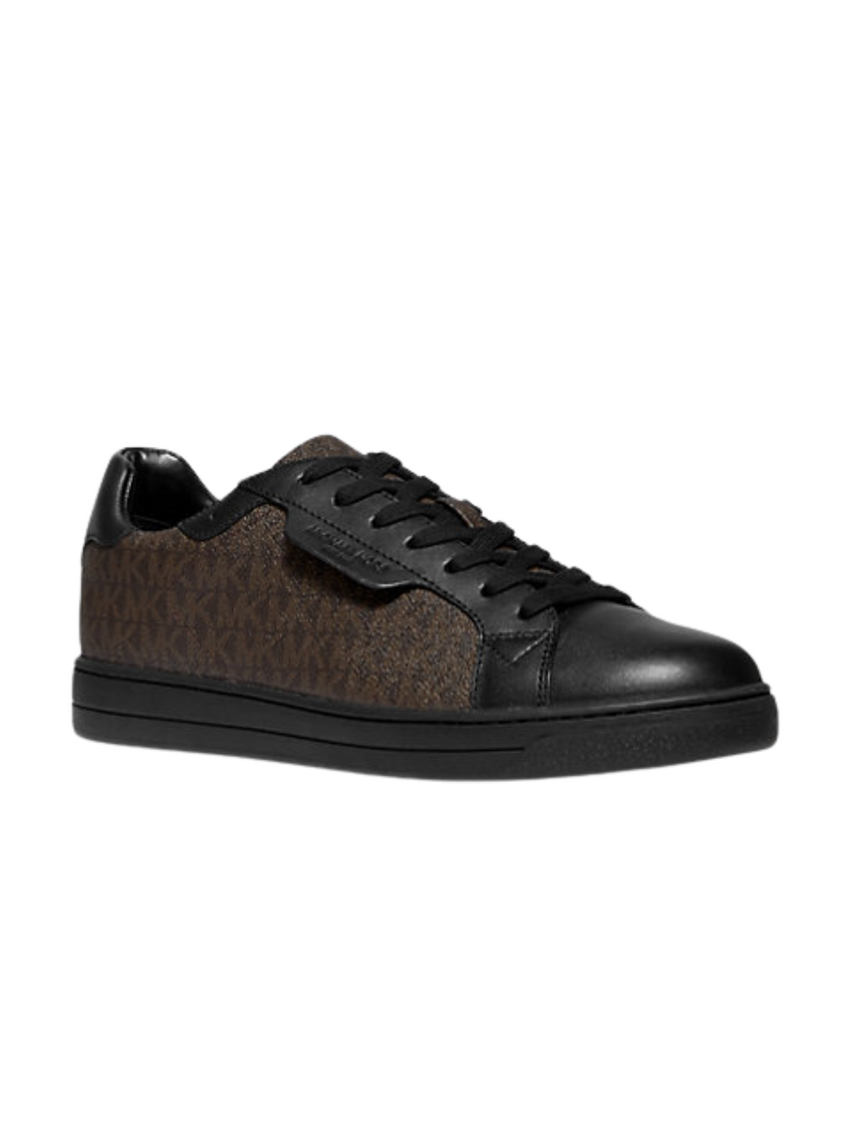 Keating Logo and Leather Sneaker