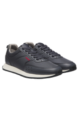 Retro-inspired trainers with faux-leather trims