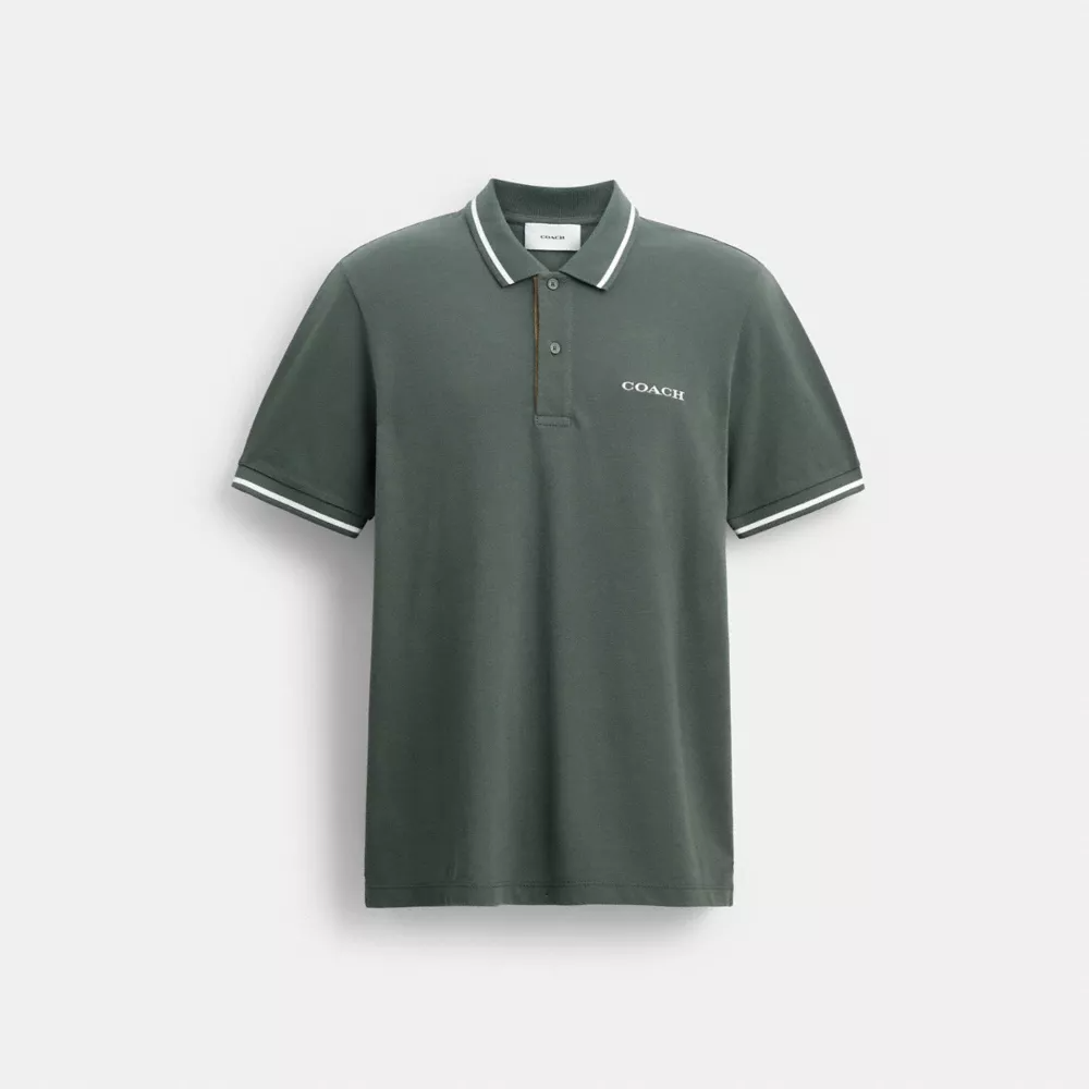 Signature Trim Polo In Organic Cotton