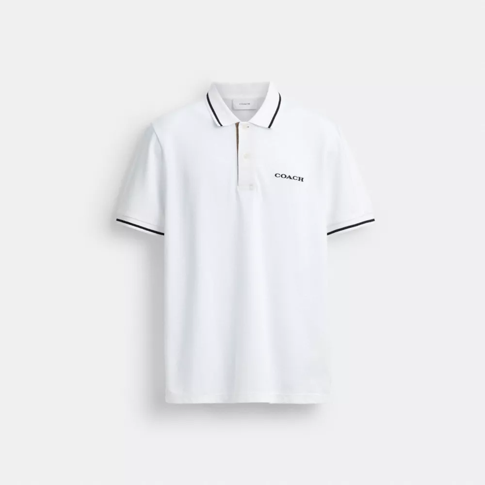 Signature Trim Polo In Organic Cotton