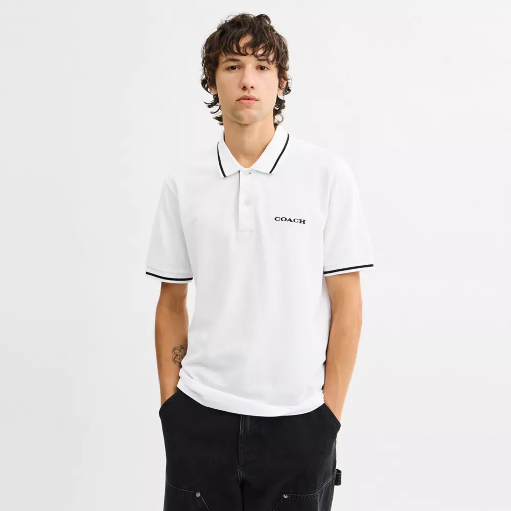 Signature Trim Polo In Organic Cotton