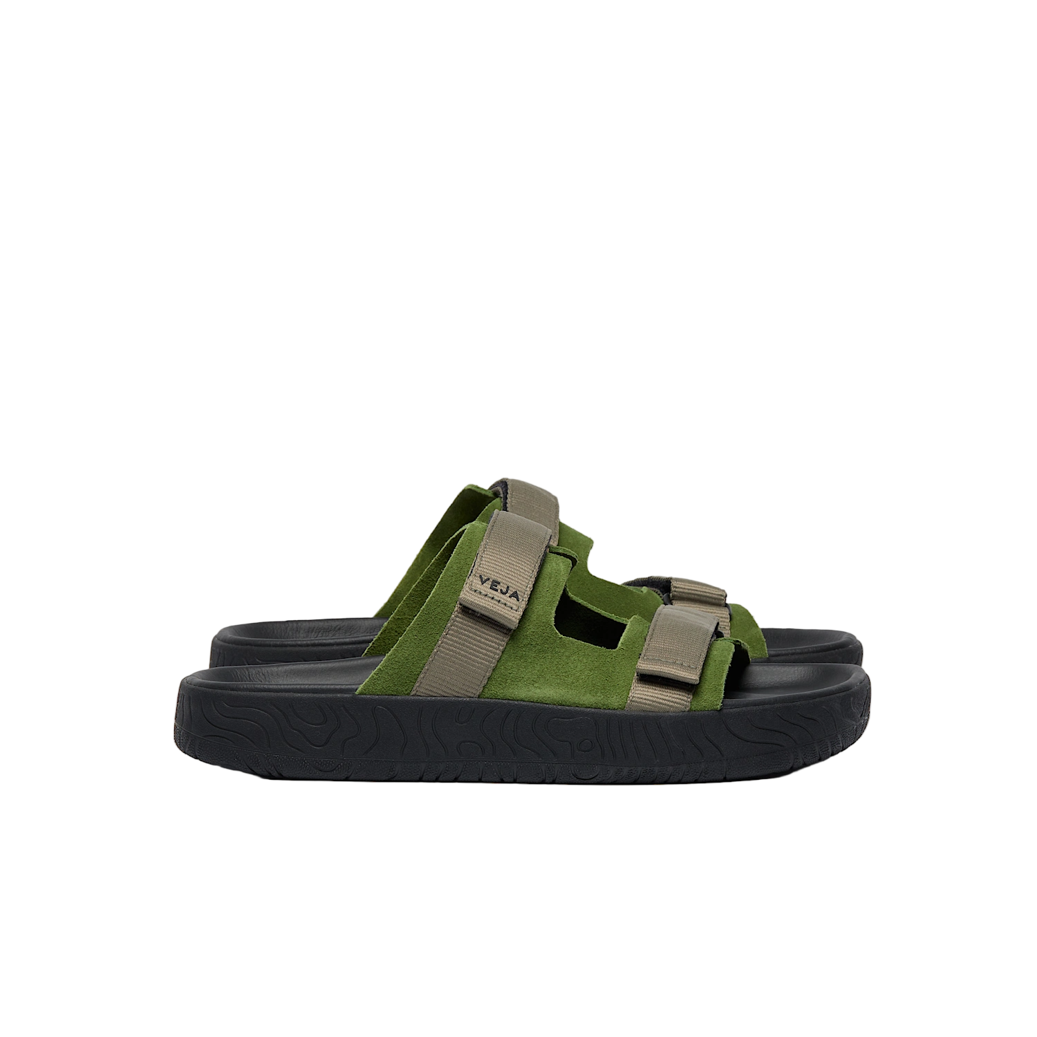 ARPOADOR SUEDE MILITAR KAKI BLACK