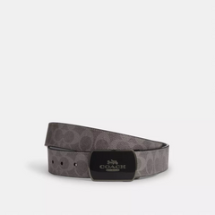 Plaque Buckle Cut To Size Reversible Belt, 38 Mm