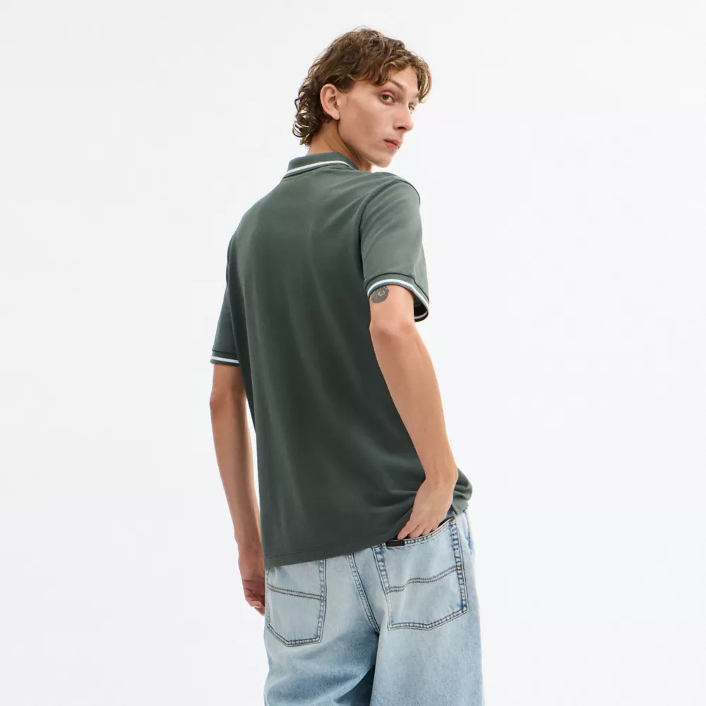 Signature Trim Polo In Organic Cotton