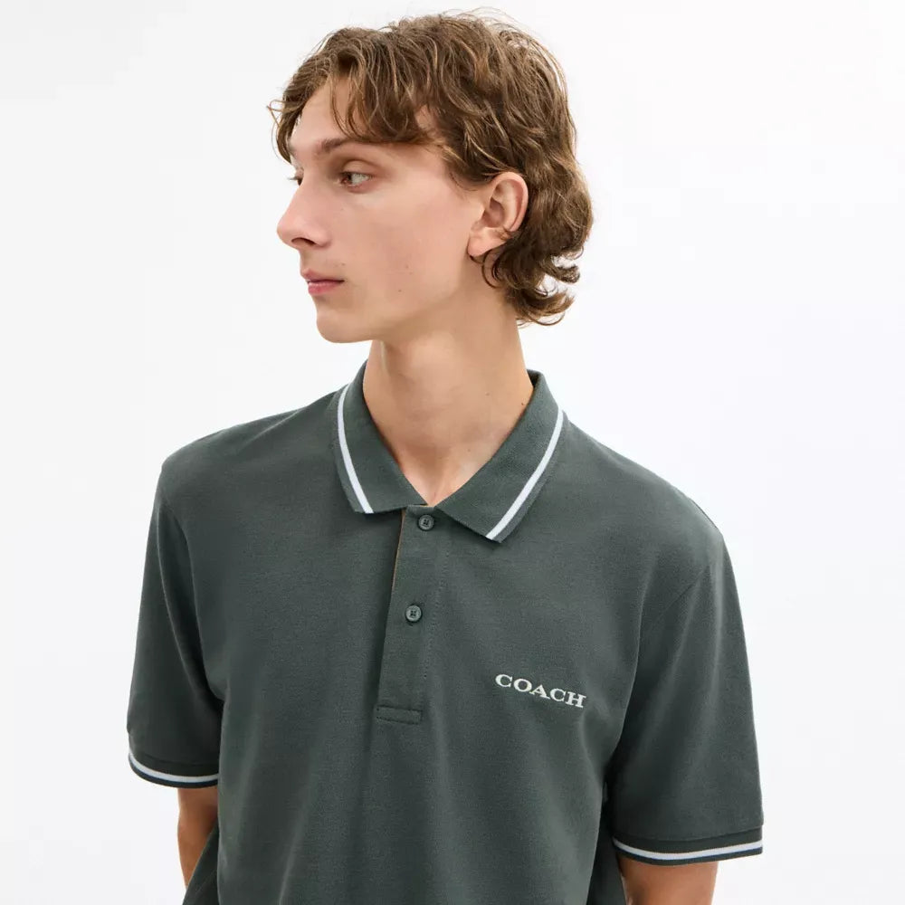Signature Trim Polo In Organic Cotton
