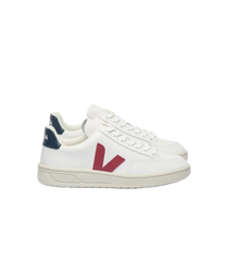 V-12 LEATHER WHITE MARSALA NAUTICO